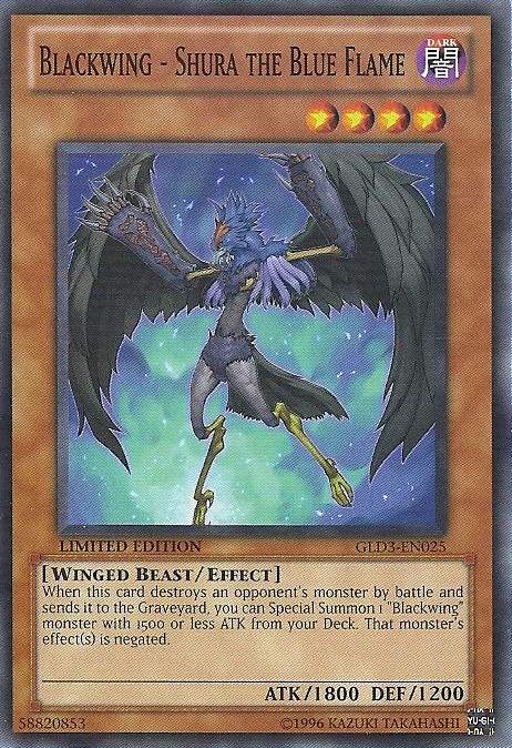 Blackwing - Shura the Blue Flame [GLD3-EN025] Common | Odin's Place