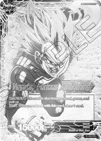 Vegeta // Vegeta, Furious Awakening (Championship Final 2019) (SIlver Metal Foil) (P-163) [Tournament Promotion Cards] | Odin's Place