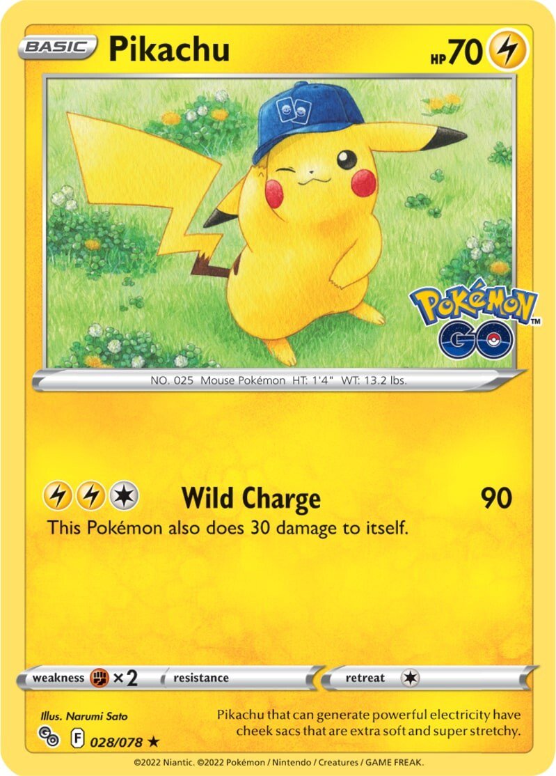Pikachu (028/078) [Pokémon GO] | Odin's Place