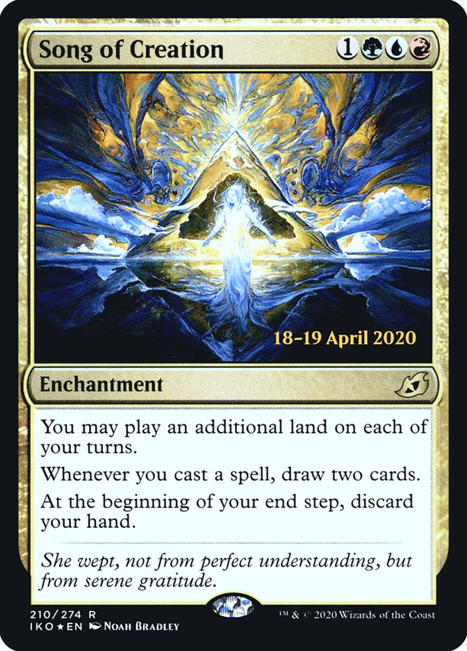 Song of Creation [Ikoria: Lair of Behemoths Prerelease Promos] | Odin's Place