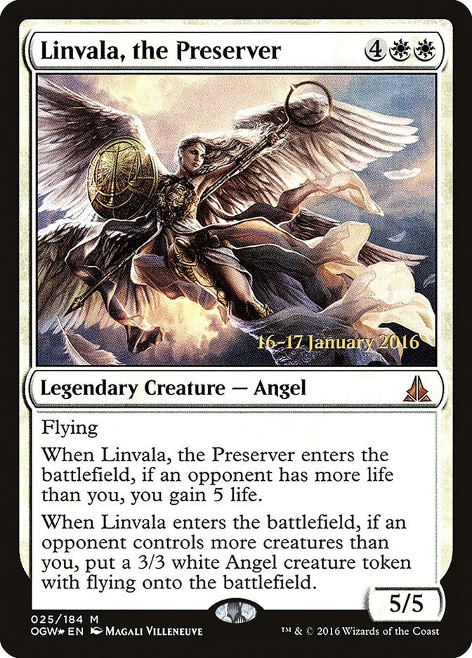 Linvala, the Preserver (25) [Oath of the Gatewatch Prerelease Promos] | Odin's Place