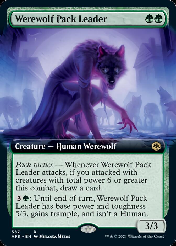 Werewolf Pack Leader (Extended Art) [Dungeons & Dragons: Adventures in the Forgotten Realms] | Odin's Place