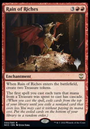 Rain of Riches (Promo Pack) [Streets of New Capenna Commander Promos] | Odin's Place