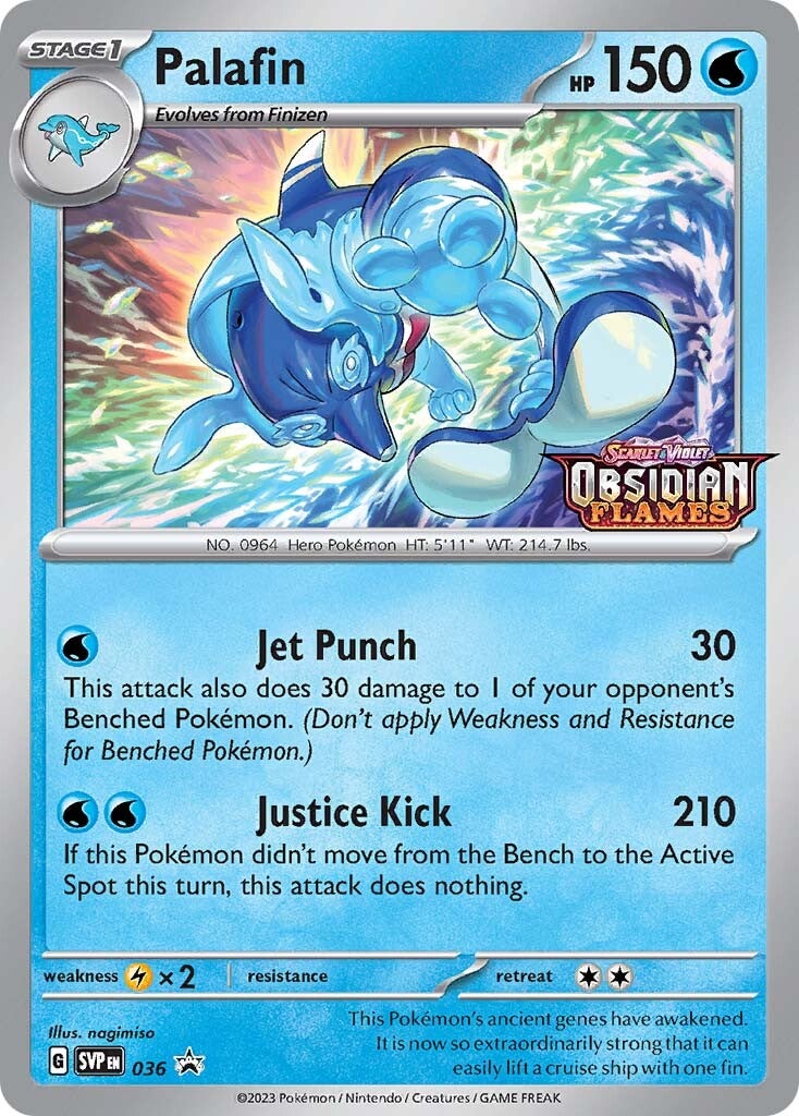 Palafin (036) (Stamped) [Scarlet & Violet: Black Star Promos] | Odin's Place