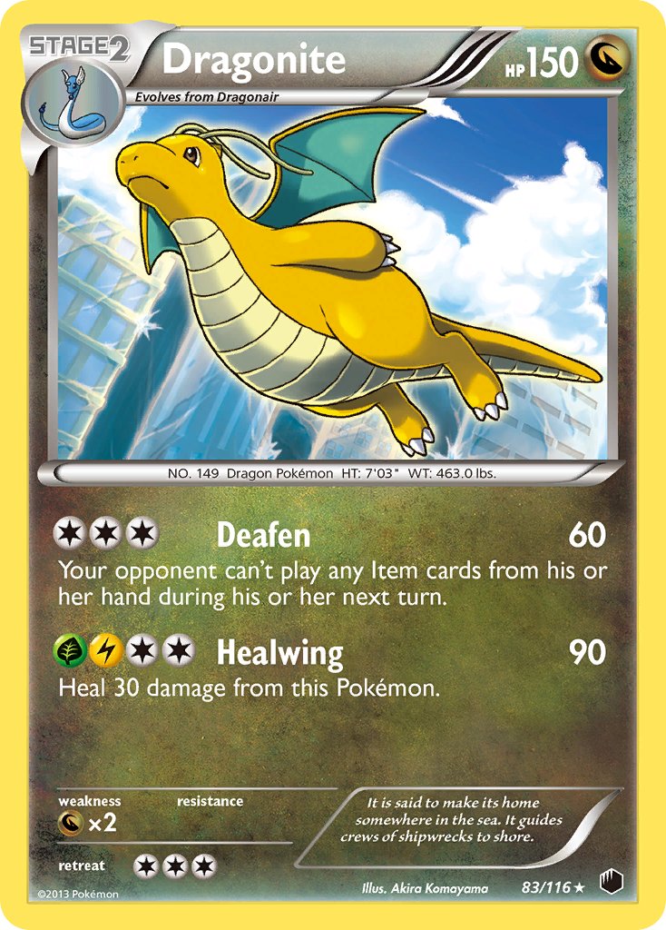 Dragonite (83/116) (Cosmos Holo) (Blister Exclusive) [Black & White: Plasma Freeze] | Odin's Place