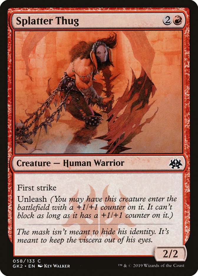 Splatter Thug (58) [Ravnica Allegiance Guild Kit] | Odin's Place