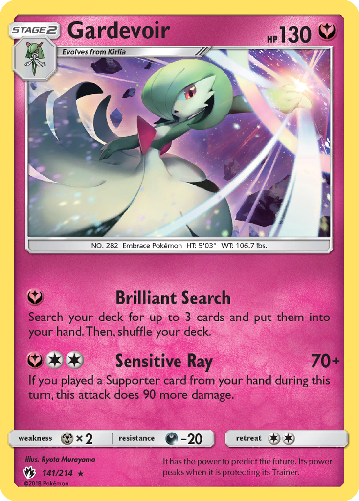 Gardevoir (141/214) [Sun & Moon: Lost Thunder] | Odin's Place