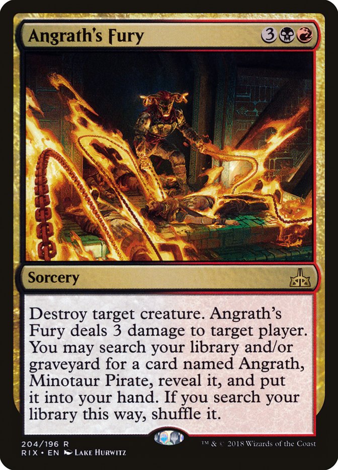 Angrath's Fury (204) [Rivals of Ixalan] | Odin's Place