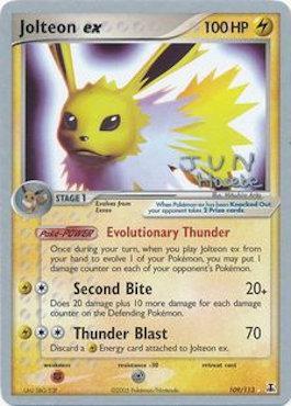 Jolteon ex (109/113) (Flyvees - Jun Hasebe) [World Championships 2007] | Odin's Place