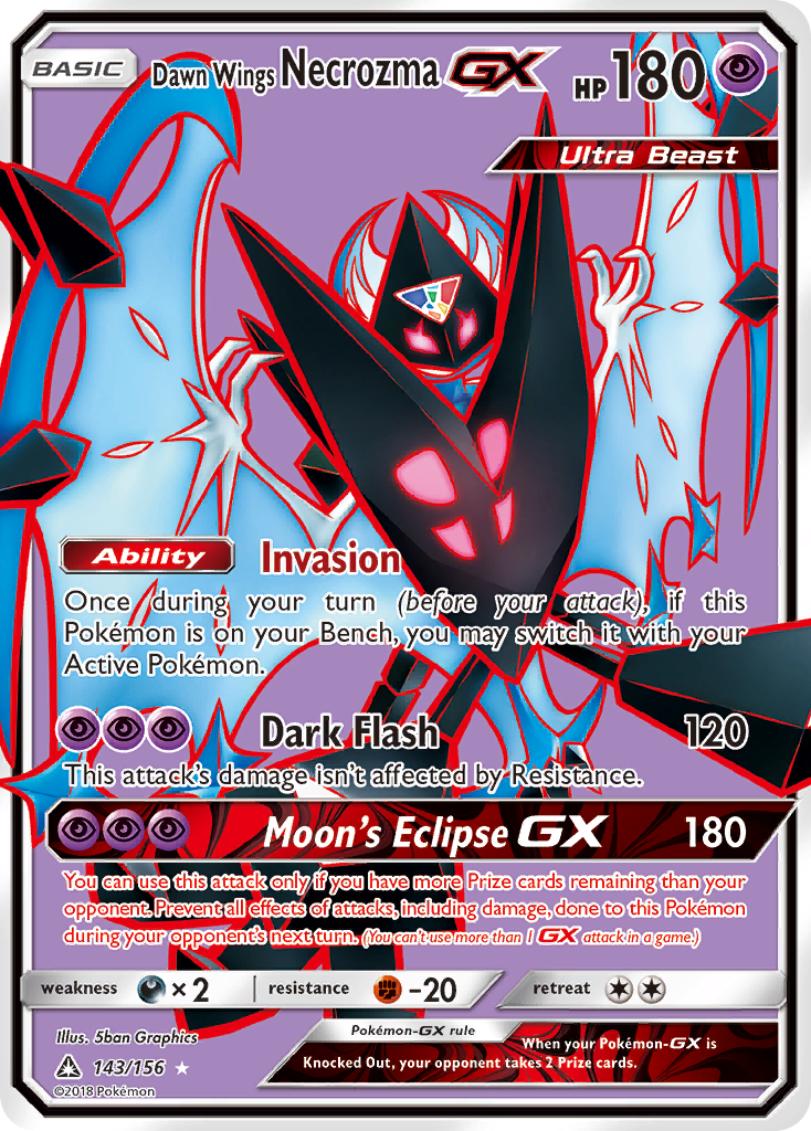 Dawn Wings Necrozma GX (143/156) [Sun & Moon: Ultra Prism] | Odin's Place