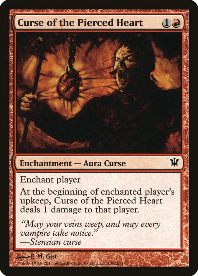 Curse of the Pierced Heart (138) [Innistrad] | Odin's Place