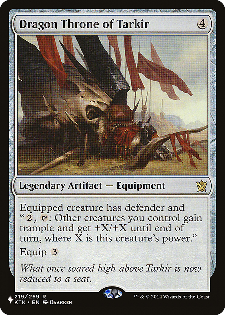 Dragon Throne of Tarkir [The List] | Odin's Place