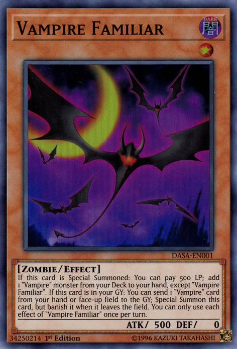 Vampire Familiar [DASA-EN001] Super Rare | Odin's Place