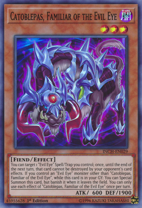 Catoblepas, Familiar of the Evil Eye [INCH-EN029] Super Rare | Odin's Place