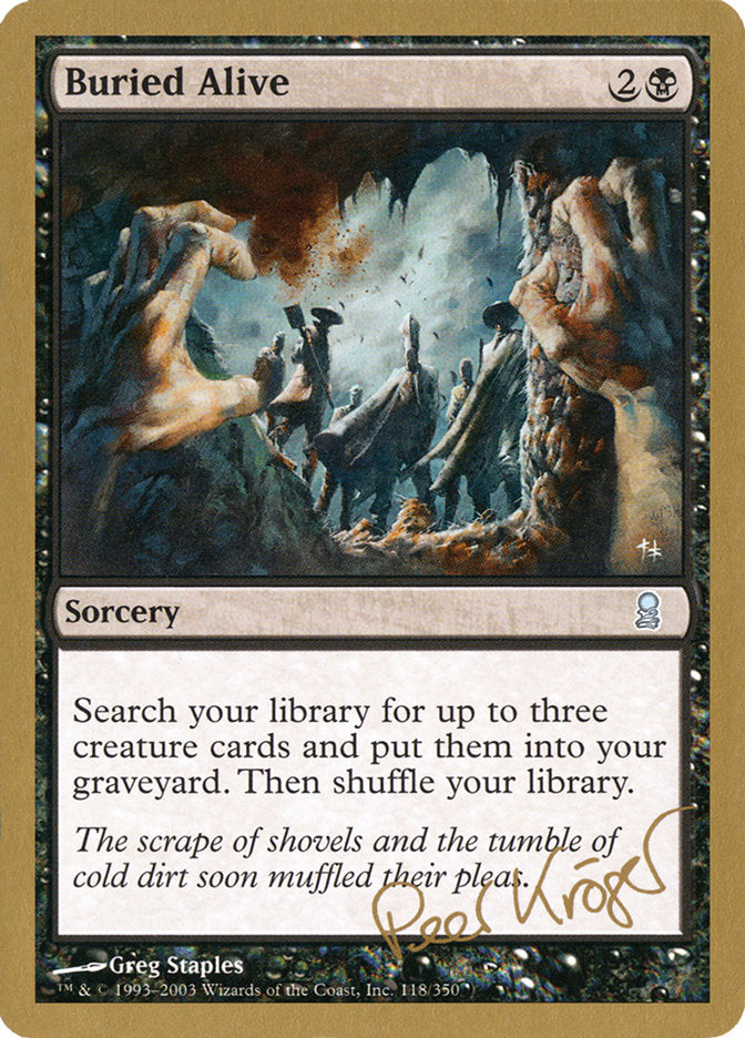 Buried Alive (Peer Kroger) [World Championship Decks 2003] | Odin's Place