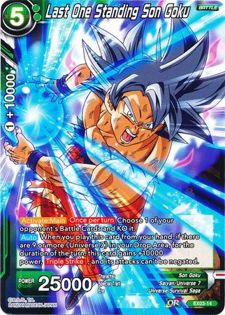 Last One Standing Son Goku (EX03-14) [Ultimate Box] | Odin's Place
