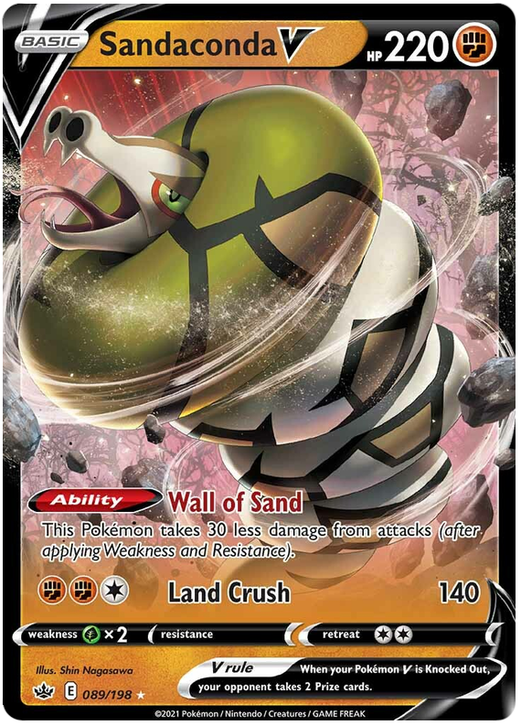 Sandaconda V (089/198) [Sword & Shield: Chilling Reign] | Odin's Place