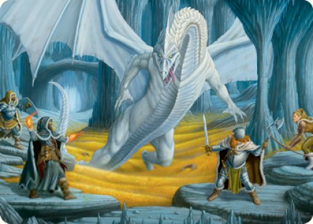 Cave of the Frost Dragon Art Card [Dungeons & Dragons: Adventures in the Forgotten Realms Art Series] | Odin's Place