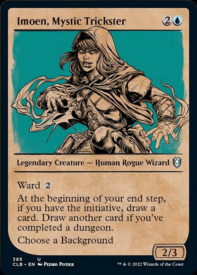 Imoen, Mystic Trickster (Showcase) [Commander Legends: Battle for Baldur's Gate] | Odin's Place