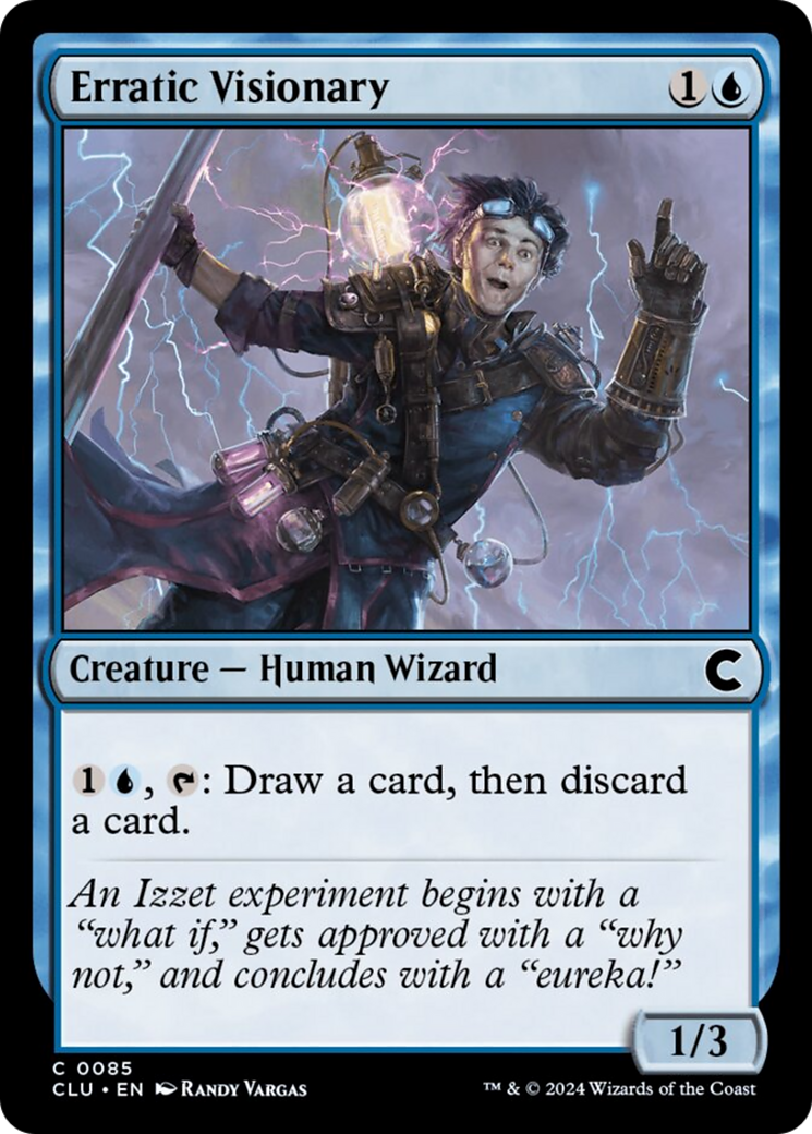 Erratic Visionary [Ravnica: Clue Edition] | Odin's Place