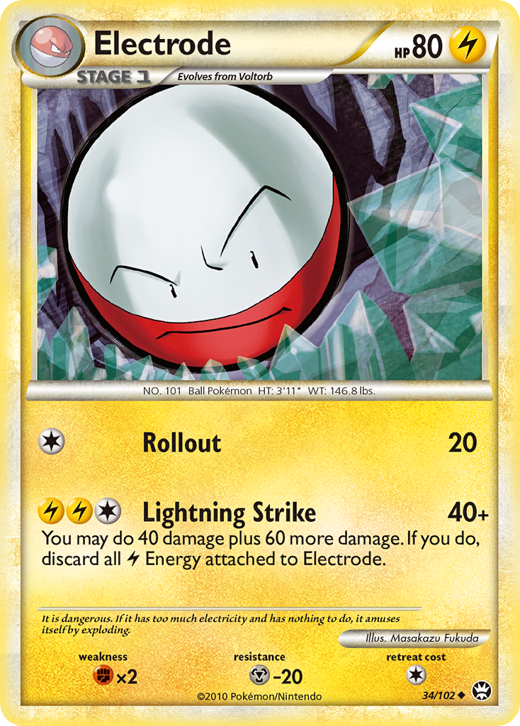 Electrode (34/102) [HeartGold & SoulSilver: Triumphant] | Odin's Place