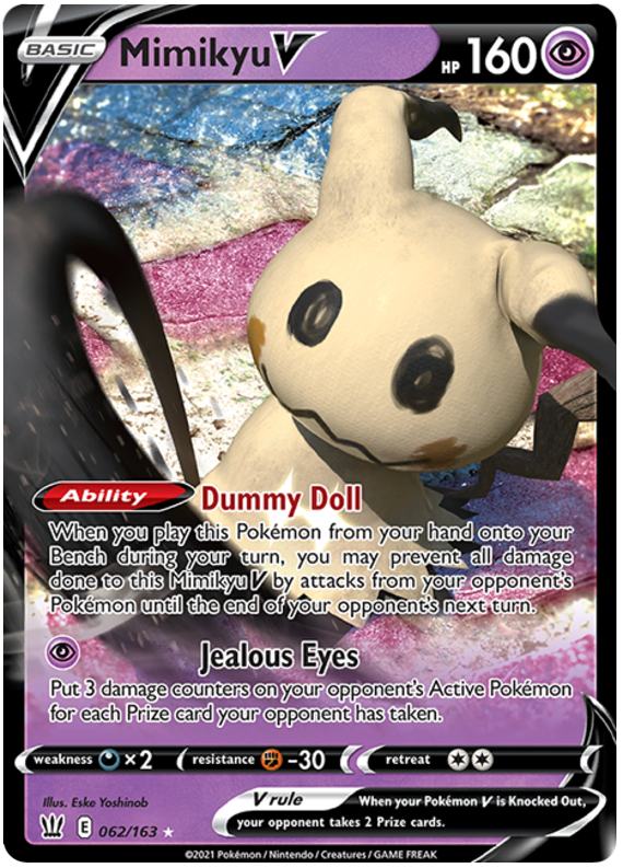 Mimikyu V (062/163) [Sword & Shield: Battle Styles] | Odin's Place