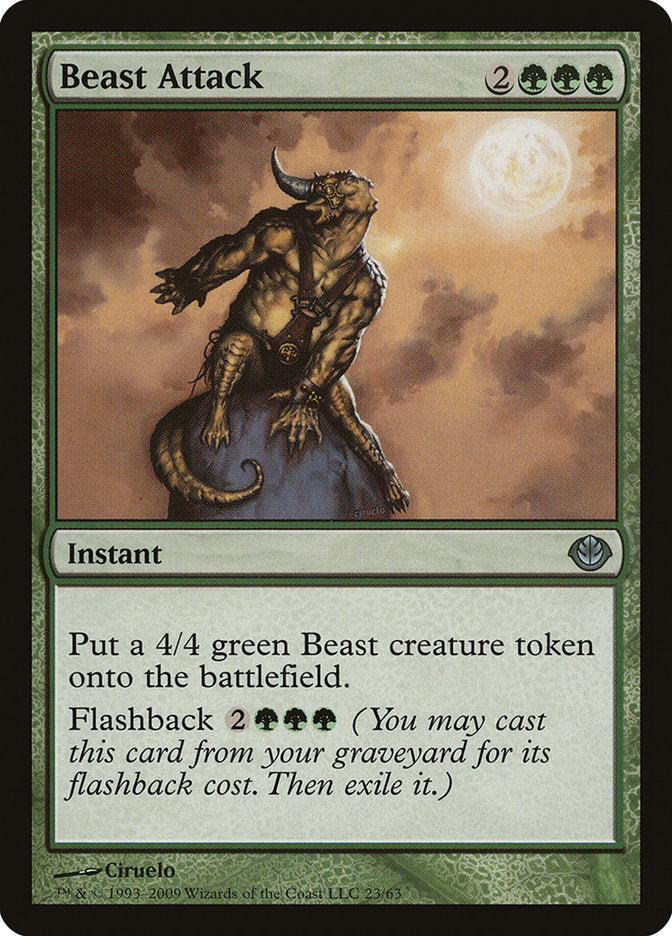 Beast Attack (23) [Duel Decks: Garruk vs. Liliana] | Odin's Place