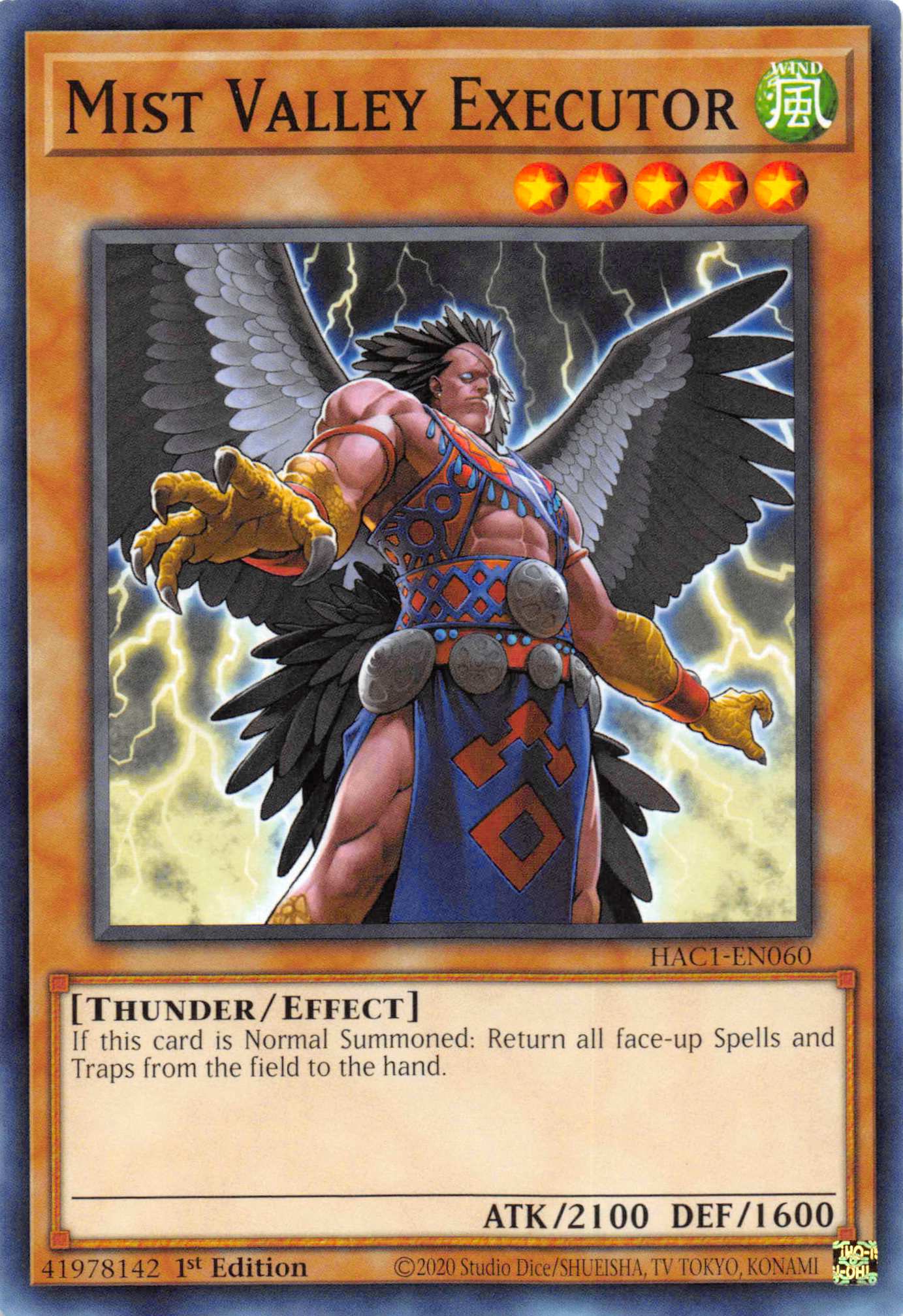Mist Valley Executor [HAC1-EN060] Common | Odin's Place