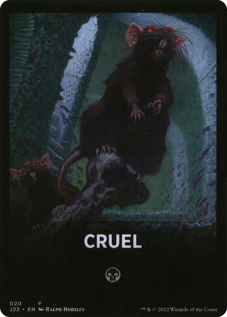 Cruel Theme Card [Jumpstart 2022 Front Cards] | Odin's Place