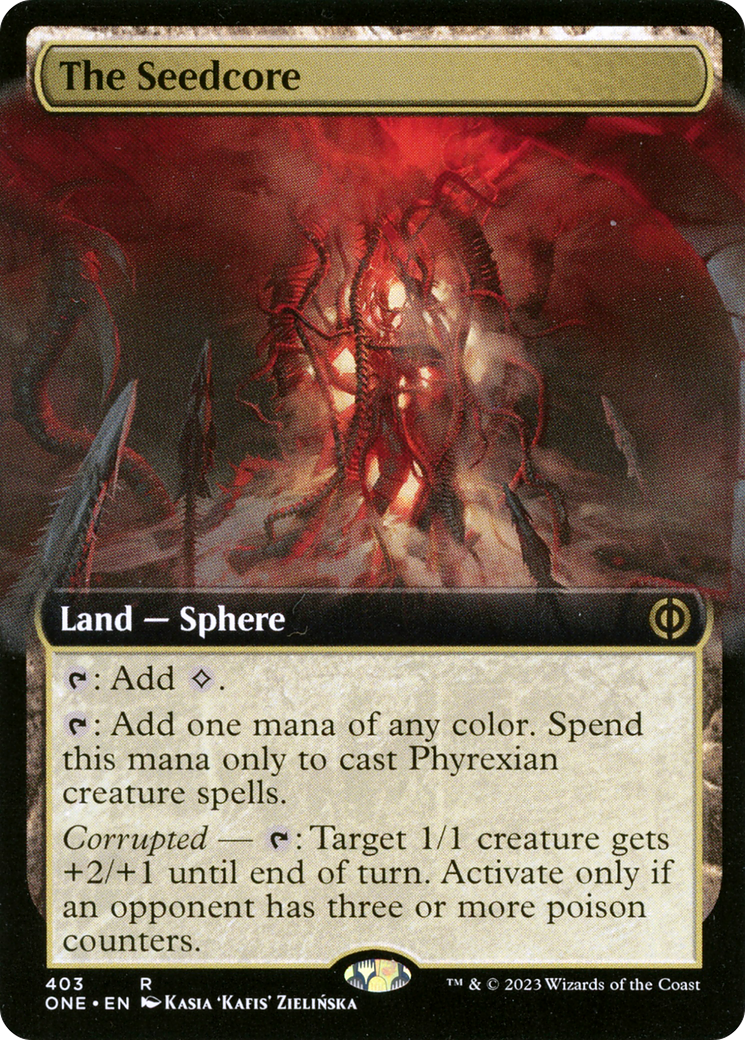 The Seedcore (Extended Art) [Phyrexia: All Will Be One] | Odin's Place