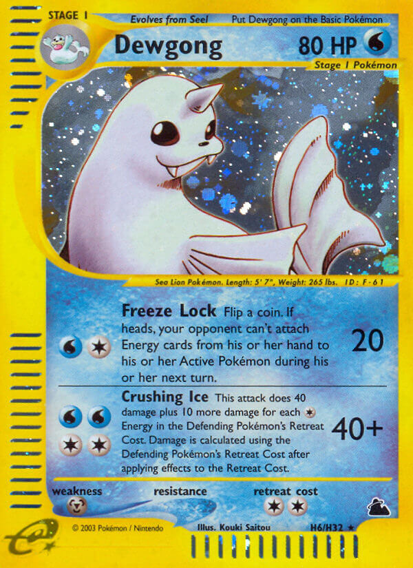 Dewgong (H6/H32) [Skyridge] | Odin's Place