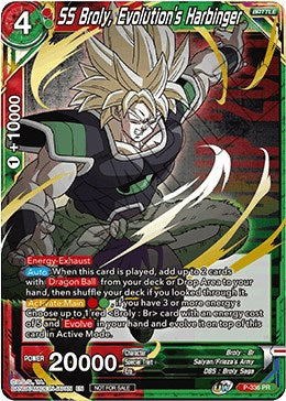 SS Broly, Evolution's Harbinger (Gold Stamped) (P-336) [Tournament Promotion Cards] | Odin's Place