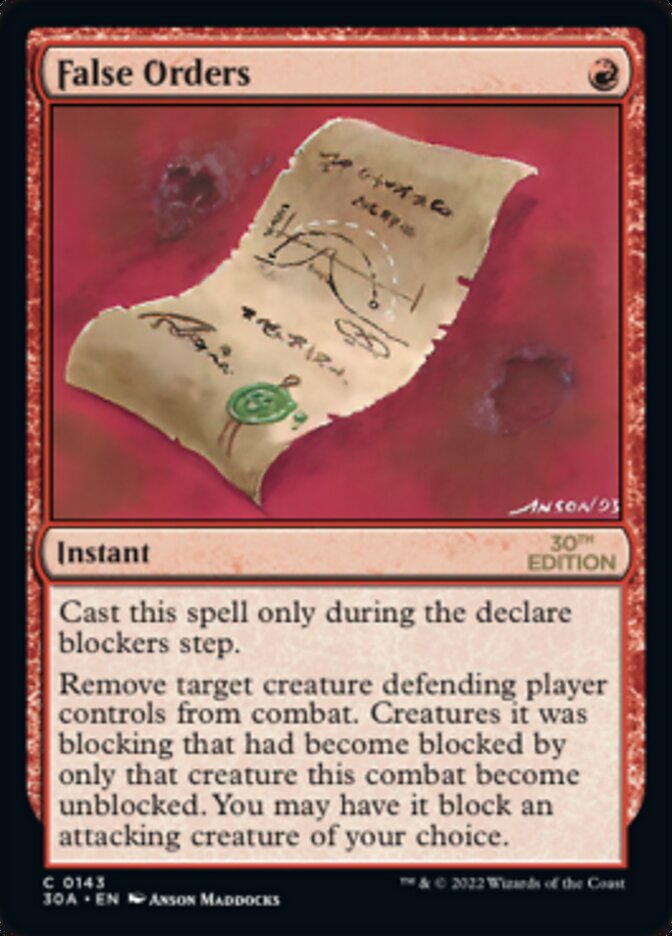 False Orders [30th Anniversary Edition] | Odin's Place