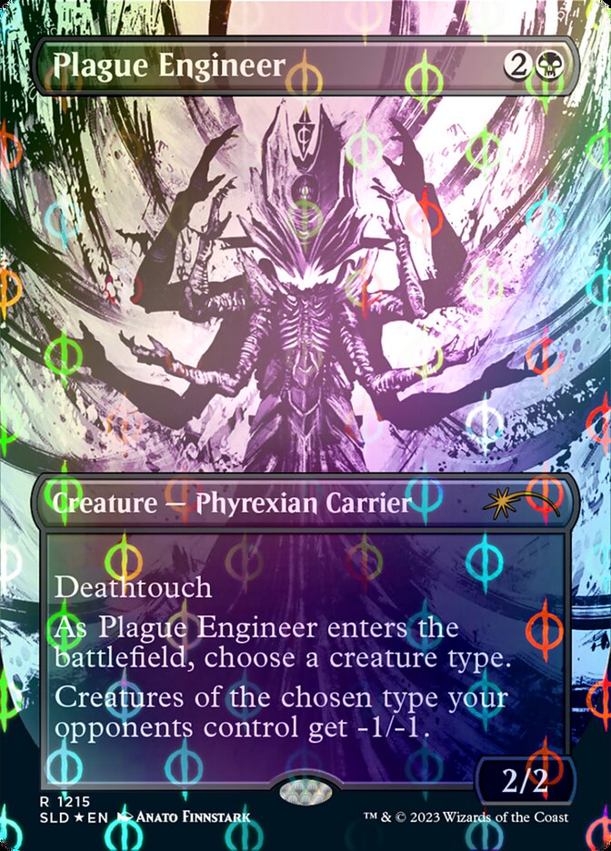 Plague Engineer (Borderless Ichor Step-and-Compleat Foil) [Secret Lair Drop Series] | Odin's Place