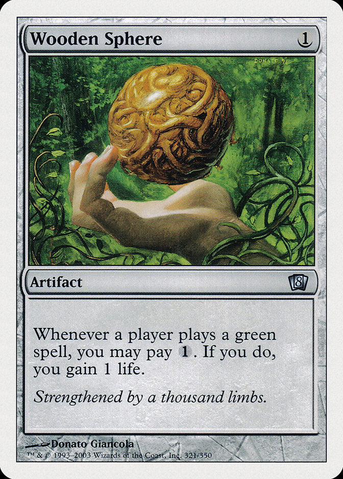 Wooden Sphere (321) [Eighth Edition] | Odin's Place