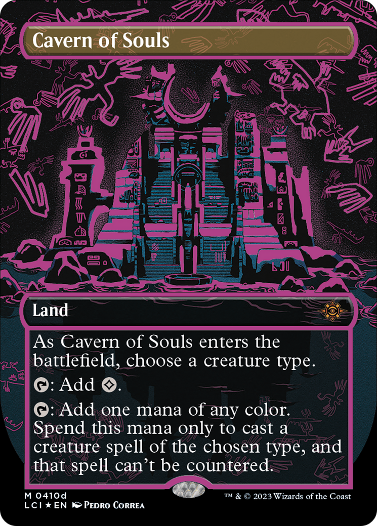 Cavern of Souls (0410d) (Borderless) [The Lost Caverns of Ixalan] | Odin's Place
