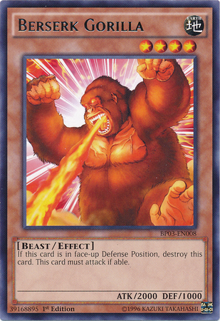 Berserk Gorilla [BP03-EN008] Rare | Odin's Place