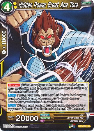 Hidden Power Great Ape Tora (BT3-096) [Cross Worlds] | Odin's Place