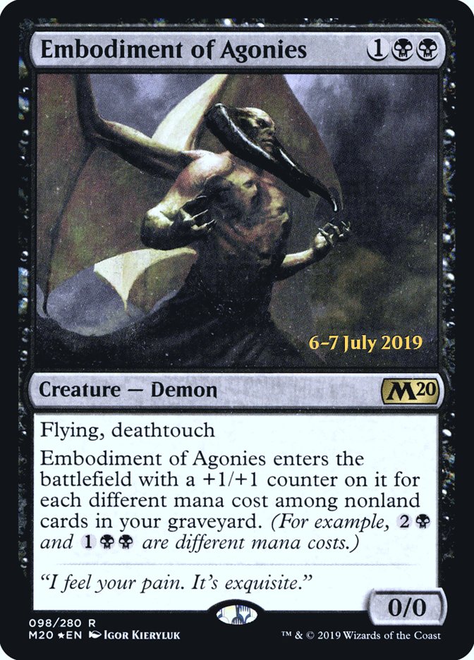 Embodiment of Agonies [Core Set 2020 Prerelease Promos] | Odin's Place