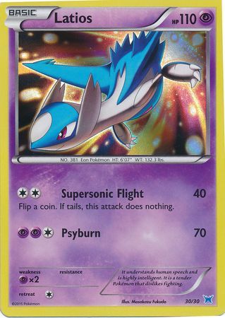 Latios (30/30) [XY: Trainer Kit 2 - Latios] | Odin's Place