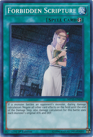 Forbidden Scripture [MP15-EN038] Secret Rare | Odin's Place