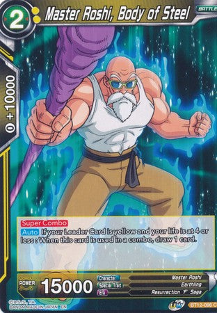 Master Roshi, Body of Steel (BT12-096) [Vicious Rejuvenation] | Odin's Place