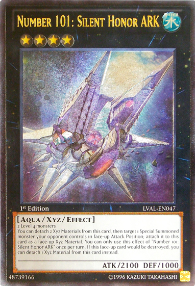 Number 101: Silent Honor ARK [LVAL-EN047] Ultimate Rare | Odin's Place