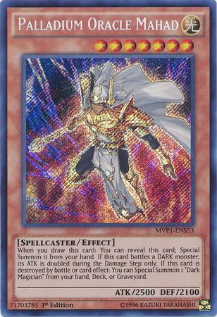 Palladium Oracle Mahad [MVP1-ENS53] Secret Rare | Odin's Place