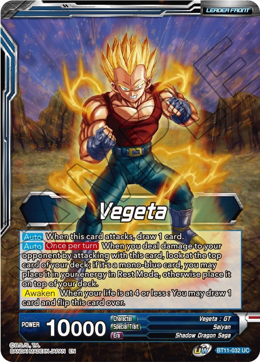 Vegeta // SS4 Vegeta, Ultimate Evolution (BT11-032) [Theme Selection: History of Vegeta] | Odin's Place