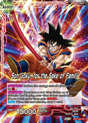 Son Goku // Son Goku, for the Sake of Family (BT21-001) [Wild Resurgence] | Odin's Place