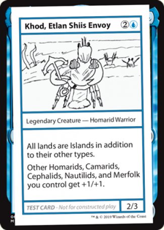 Khod, Etlan Shiis Envoy (2021 Edition) [Mystery Booster Playtest Cards] | Odin's Place
