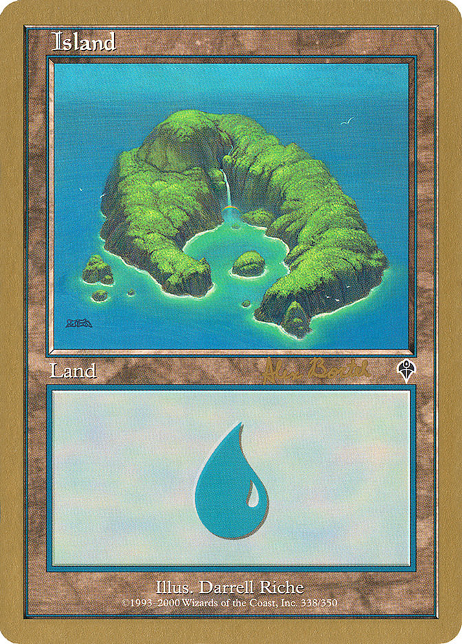 Island (ab338) (Alex Borteh) [World Championship Decks 2001] | Odin's Place
