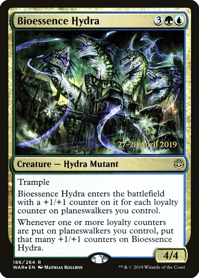 Bioessence Hydra (186) [War of the Spark Prerelease Promos] | Odin's Place