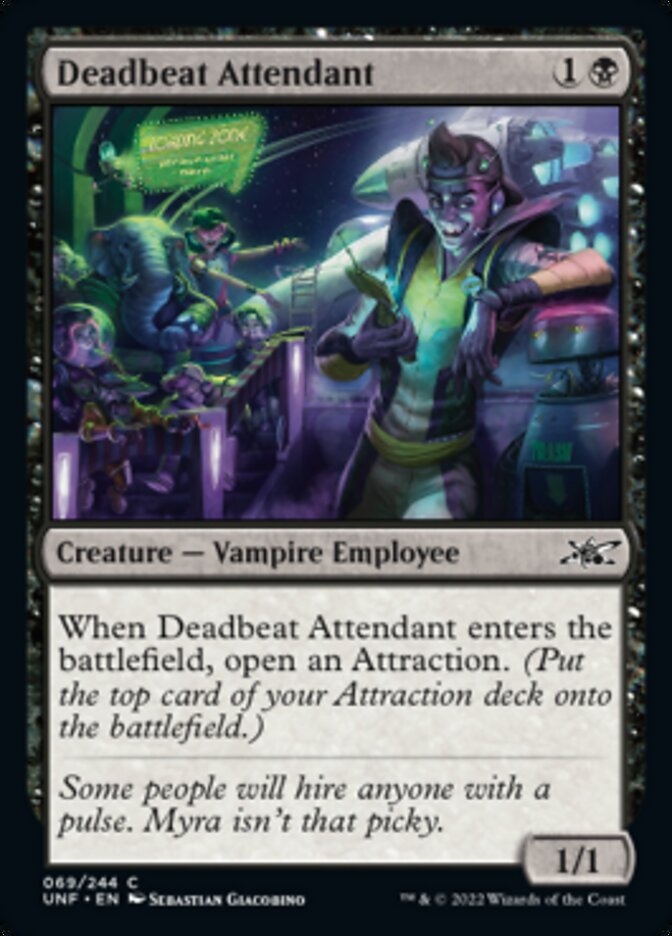 Deadbeat Attendant [Unfinity] | Odin's Place